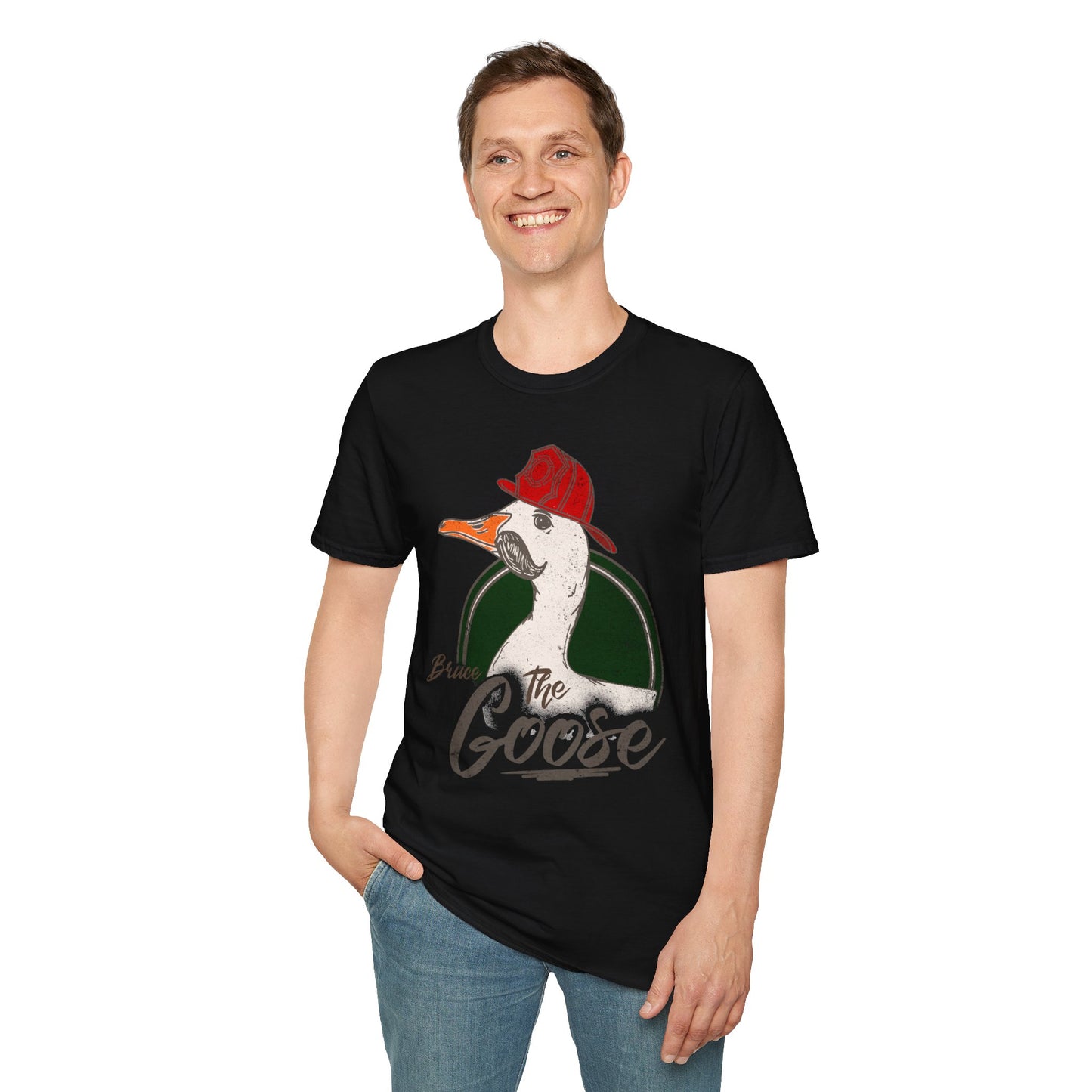 Bruce the Goose - Bruce Whitehead Unisex Softstyle T-Shirt | Custom MMA Fighter Tees | WAR Fighting System Fighter Merch