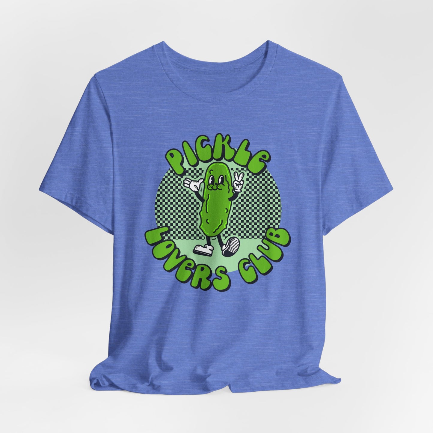 Pickle Lovers Club Graphic Tee | Retro Food Pickle Unisex T-shirt | Shirt for Pickle lovers | Pickle Lover Gifts | Trendy Retro Cartoon Tee