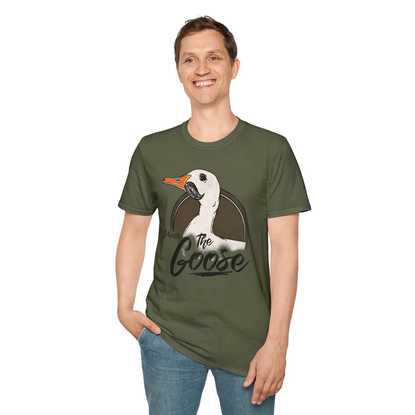 Bruce the Goose - Bruce Whitehead Unisex Softstyle T-Shirt | Custom MMA Fighter Tees | WAR Fighting System Fighter Merch