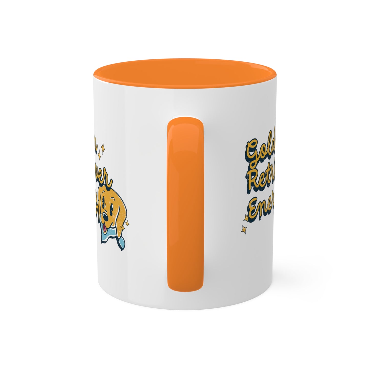Golden Retriever Energy Coffee Mug | Dog Lover Gifts | Positive Energy Kitchenware | Good Vibes Drinkware | Funny Dog Mug | Dog Gifts