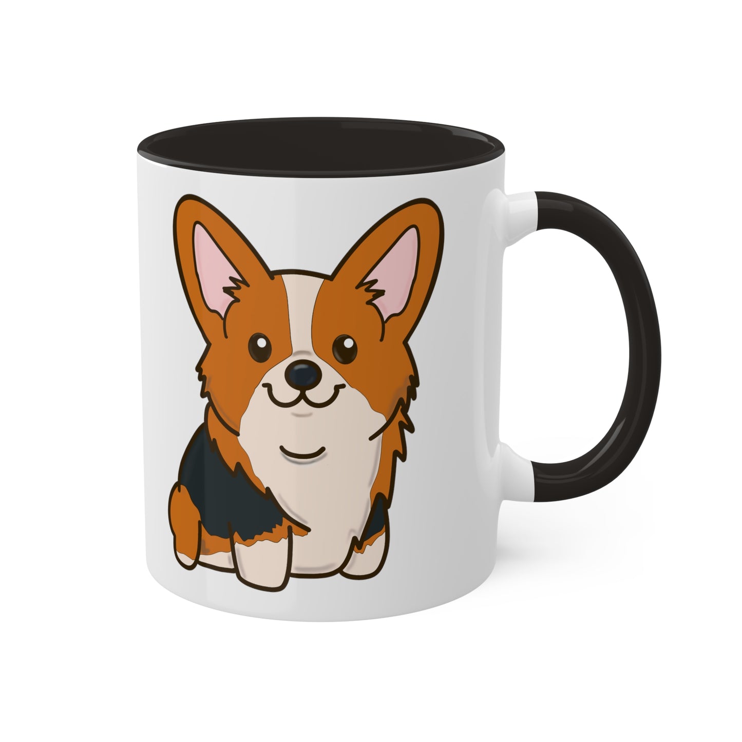 Red Tri-Color Corgi Mug | Pembroke Welsh Corgi Coffee Mug | Corgi Owner Gift | Corgi Kitchenware | Cute Dog Gift | Ceramic Mug