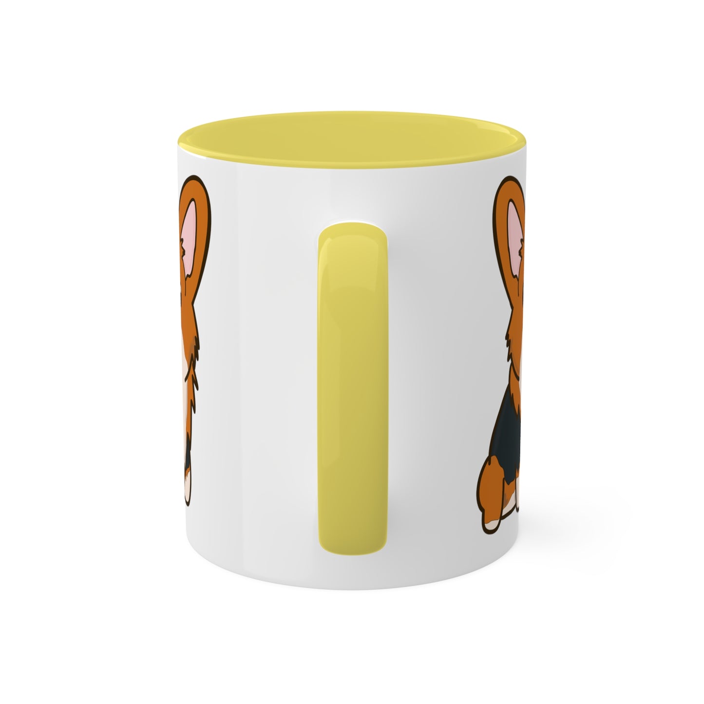 Red Tri-Color Corgi Mug | Pembroke Welsh Corgi Coffee Mug | Corgi Owner Gift | Corgi Kitchenware | Cute Dog Gift | Ceramic Mug