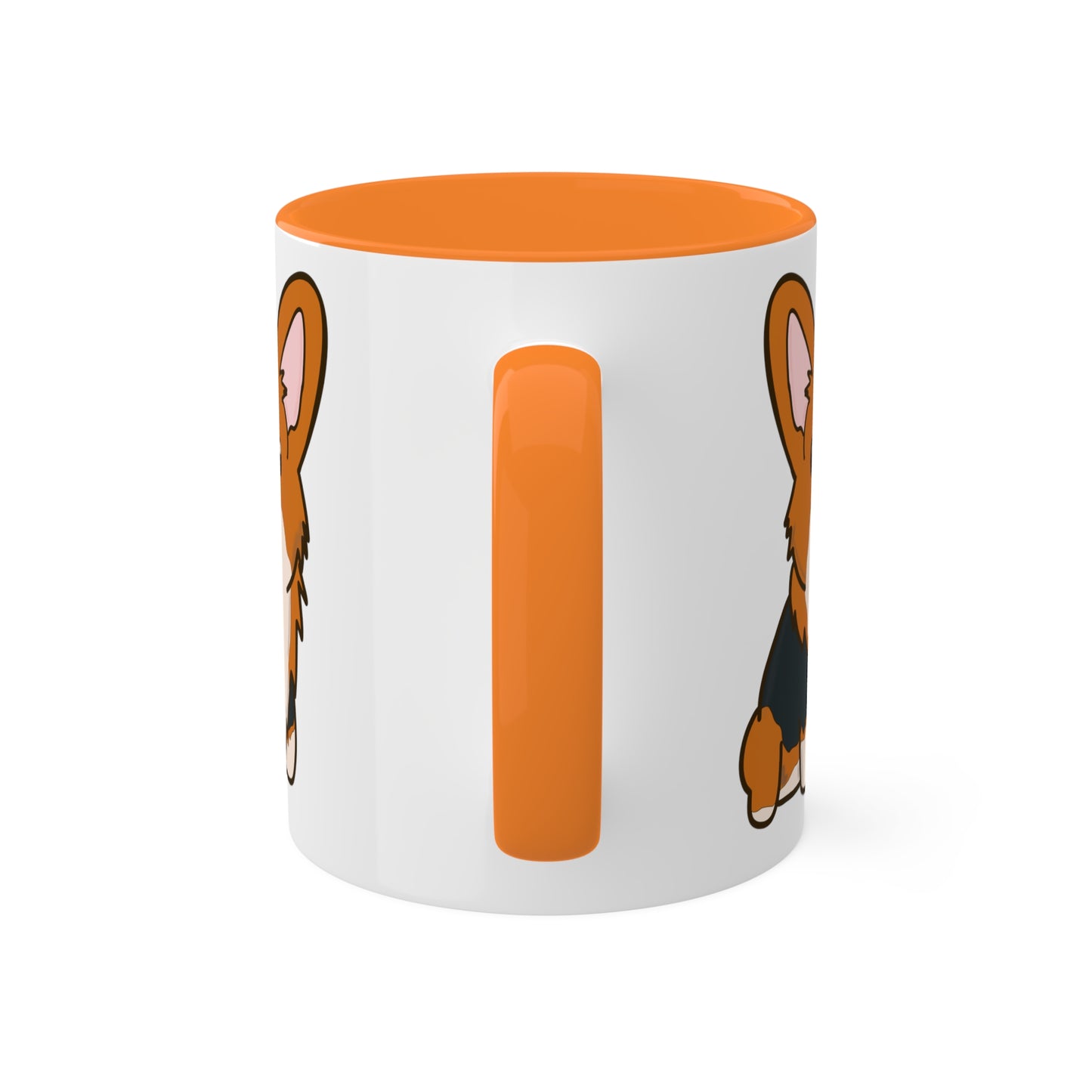 Red Tri-Color Corgi Mug | Pembroke Welsh Corgi Coffee Mug | Corgi Owner Gift | Corgi Kitchenware | Cute Dog Gift | Ceramic Mug