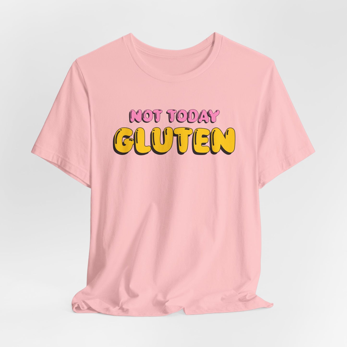 Gluten Free T-Shirt | Not Today Gluten Graphic Tee | Gluten Allergy Unisex Shirt | Celiac Awareness | Gluten Free Lifestyle | Celiac Gifts