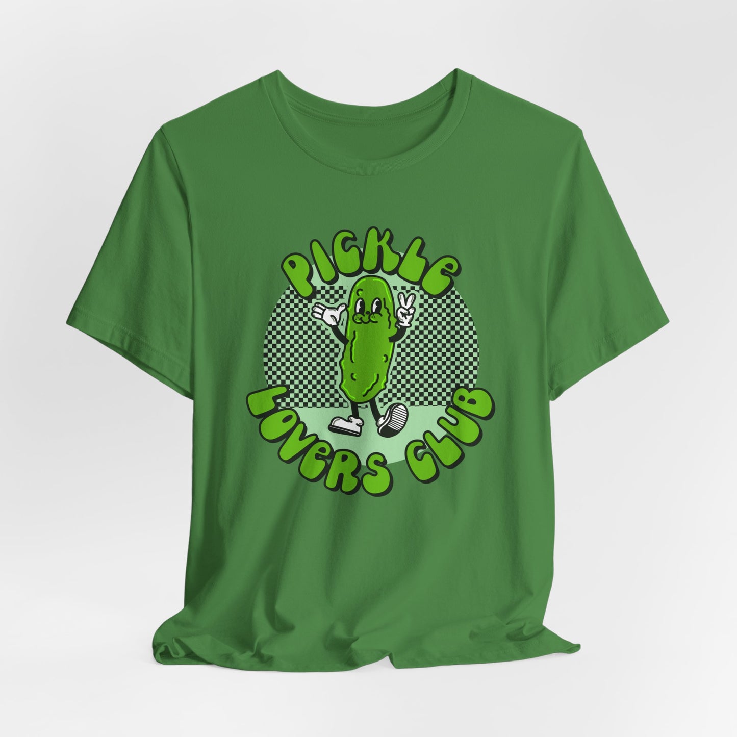Pickle Lovers Club Graphic Tee | Retro Food Pickle Unisex T-shirt | Shirt for Pickle lovers | Pickle Lover Gifts | Trendy Retro Cartoon Tee