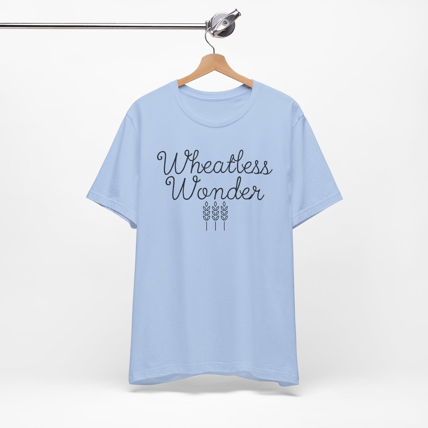Wheatless Wonder Gluten Intolerant T-Shirt | Gluten Allergy | Celiac Awareness | Gluten Free Lifestyle | Celiac Gifts