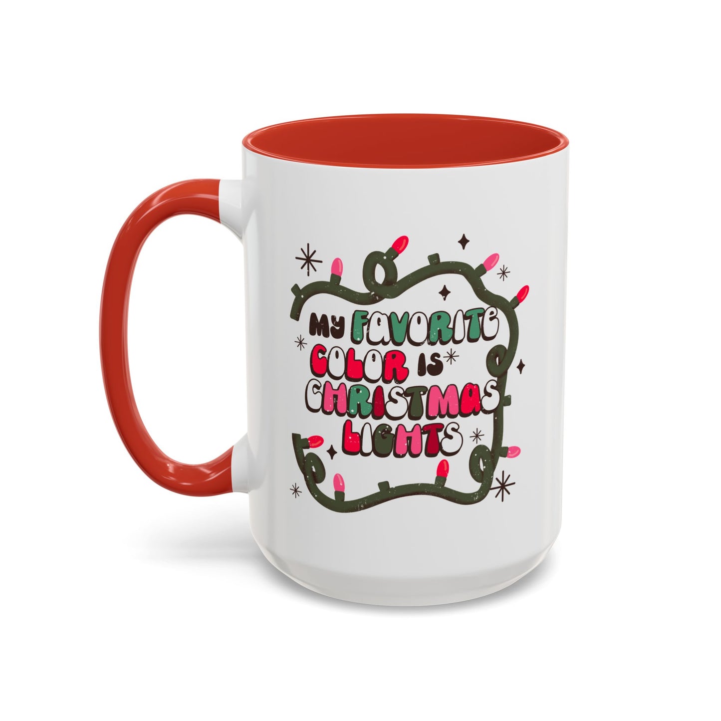 Christmas Lights Coffee Mug 11oz/15oz