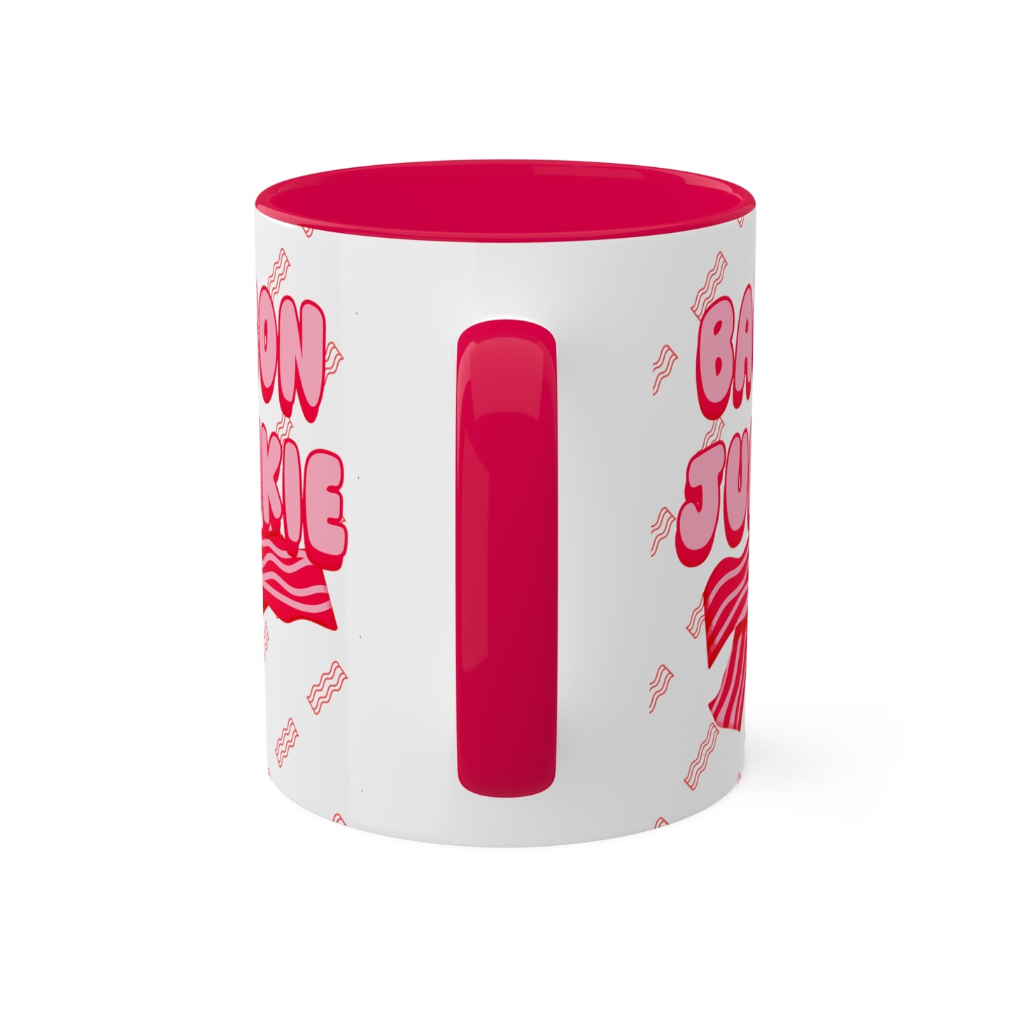 Bacon Junkie Coffee Mug | Hilarious Cup for Bacon Enthusiasts | Breakfast Humor | Funny Gift | Unique Kitchenware | Bacon Lover Gift