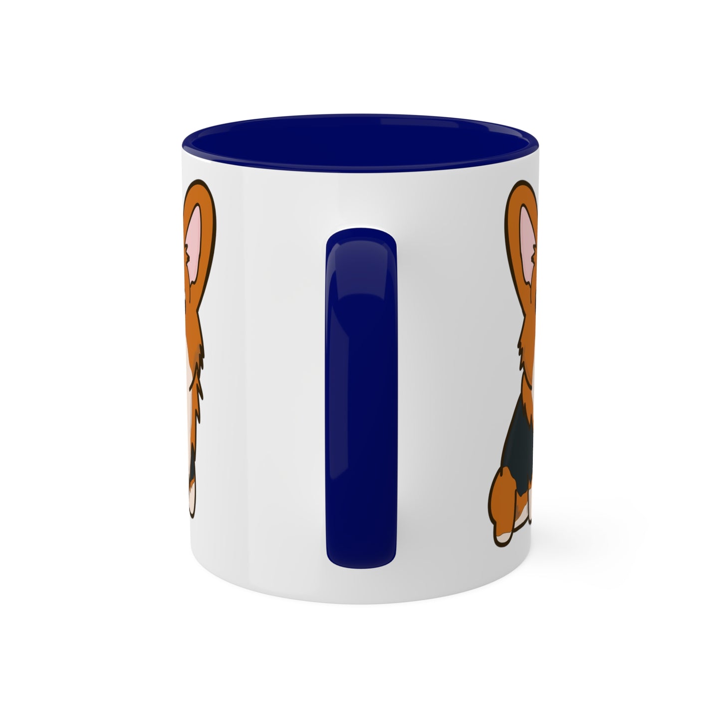 Red Tri-Color Corgi Mug | Pembroke Welsh Corgi Coffee Mug | Corgi Owner Gift | Corgi Kitchenware | Cute Dog Gift | Ceramic Mug