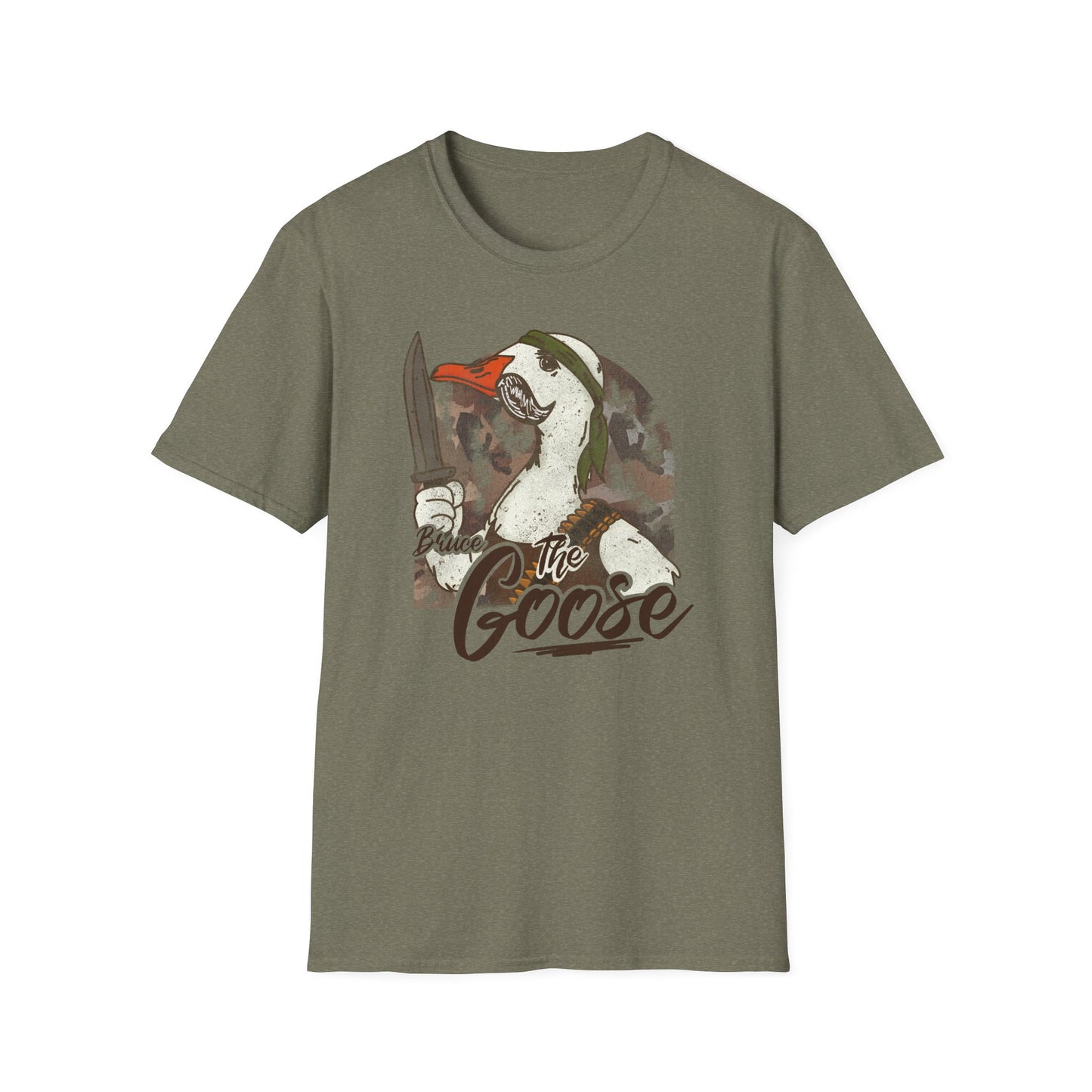 Bruce the Goose - Bruce Whitehead Unisex Softstyle T-Shirt | Custom MMA Fighter Tees | WAR Fighting System Fighter Merch