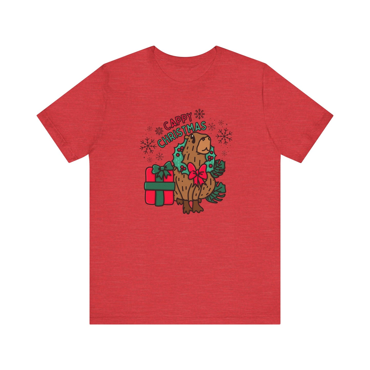 Capybara Christmas Tee