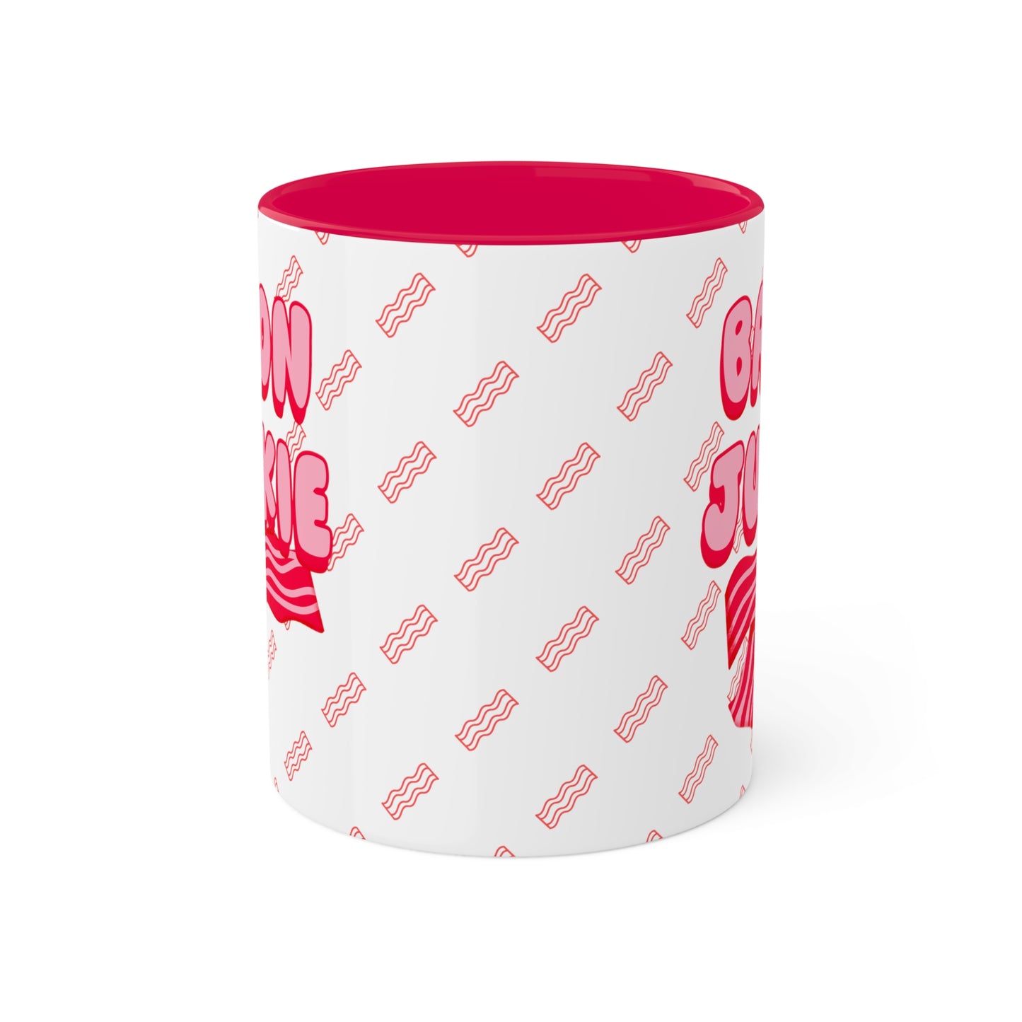 Bacon Junkie Coffee Mug | Hilarious Cup for Bacon Enthusiasts | Breakfast Humor | Funny Gift | Unique Kitchenware | Bacon Lover Gift