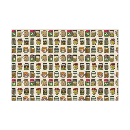 Wrapping Paper - Pickle Jar Design