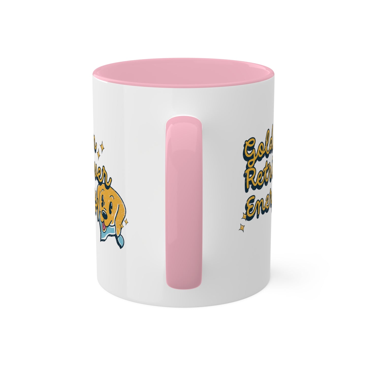 Golden Retriever Energy Coffee Mug | Dog Lover Gifts | Positive Energy Kitchenware | Good Vibes Drinkware | Funny Dog Mug | Dog Gifts