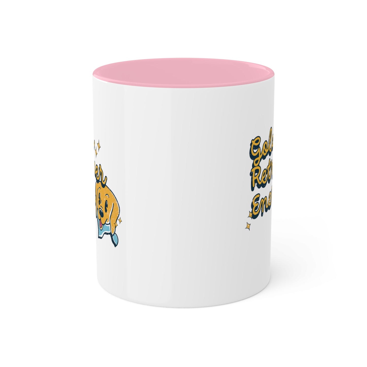 Golden Retriever Energy Coffee Mug | Dog Lover Gifts | Positive Energy Kitchenware | Good Vibes Drinkware | Funny Dog Mug | Dog Gifts