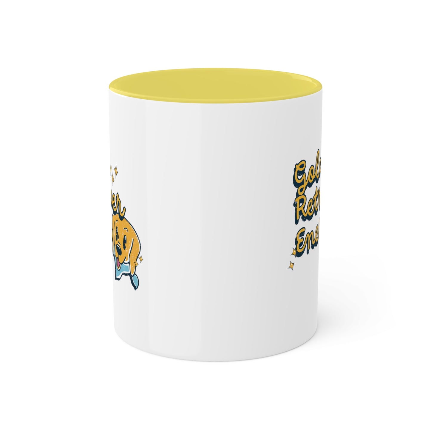 Golden Retriever Energy Coffee Mug | Dog Lover Gifts | Positive Energy Kitchenware | Good Vibes Drinkware | Funny Dog Mug | Dog Gifts