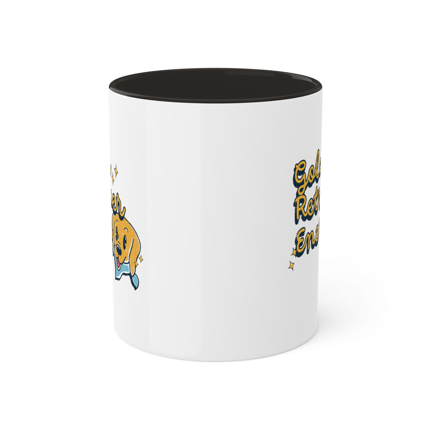 Golden Retriever Energy Coffee Mug | Dog Lover Gifts | Positive Energy Kitchenware | Good Vibes Drinkware | Funny Dog Mug | Dog Gifts