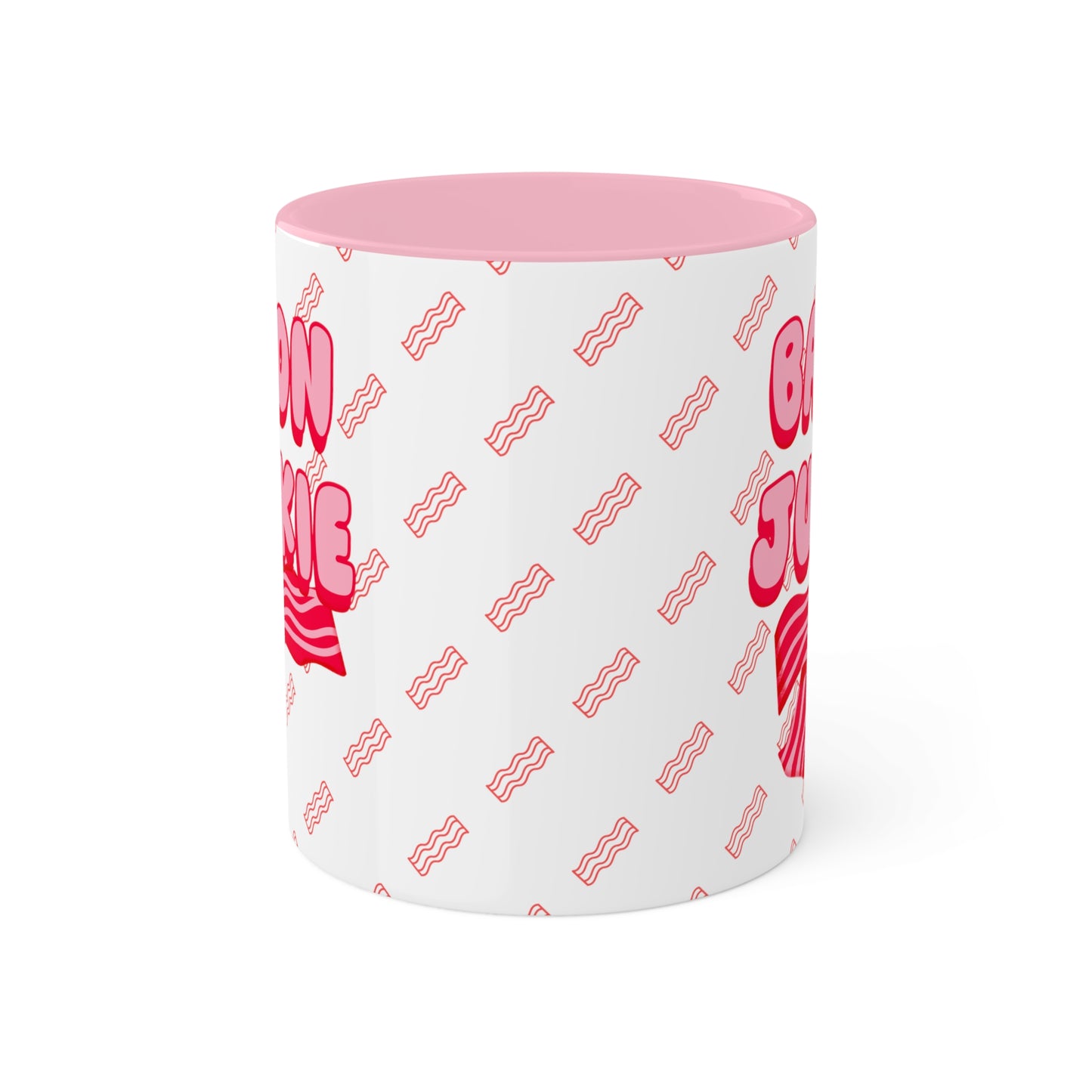 Bacon Junkie Coffee Mug | Hilarious Cup for Bacon Enthusiasts | Breakfast Humor | Funny Gift | Unique Kitchenware | Bacon Lover Gift