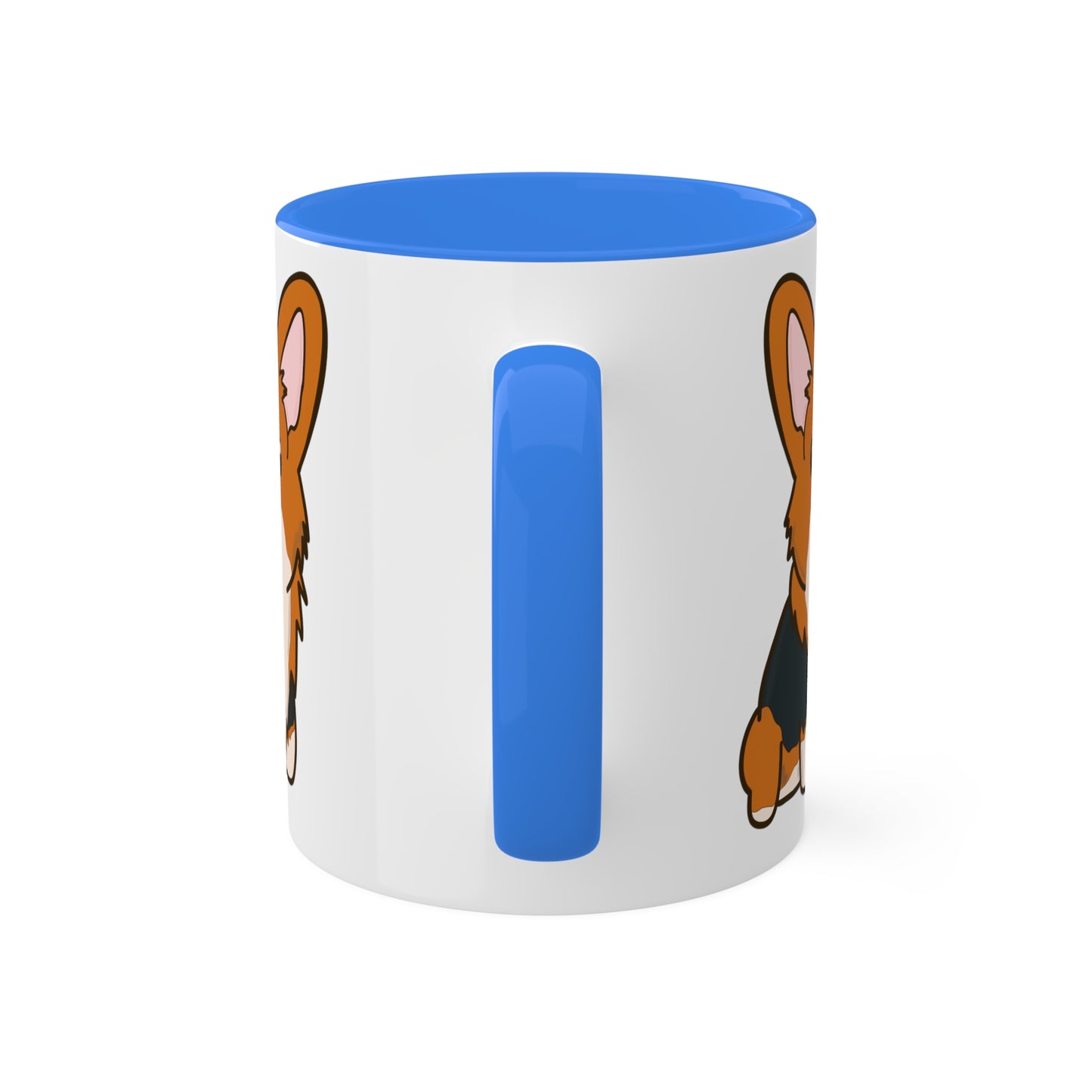 Red Tri-Color Corgi Mug | Pembroke Welsh Corgi Coffee Mug | Corgi Owner Gift | Corgi Kitchenware | Cute Dog Gift | Ceramic Mug