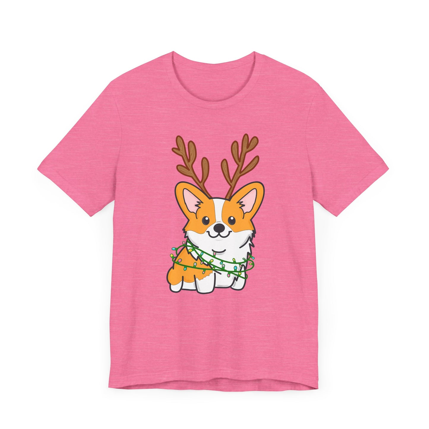 Festive Christmas Corgi Tee | Holiday Dog Lover's Shirt | Matching Christmas Shirts | Ladies Christmas Tee | Family Christmas Holiday Shirt