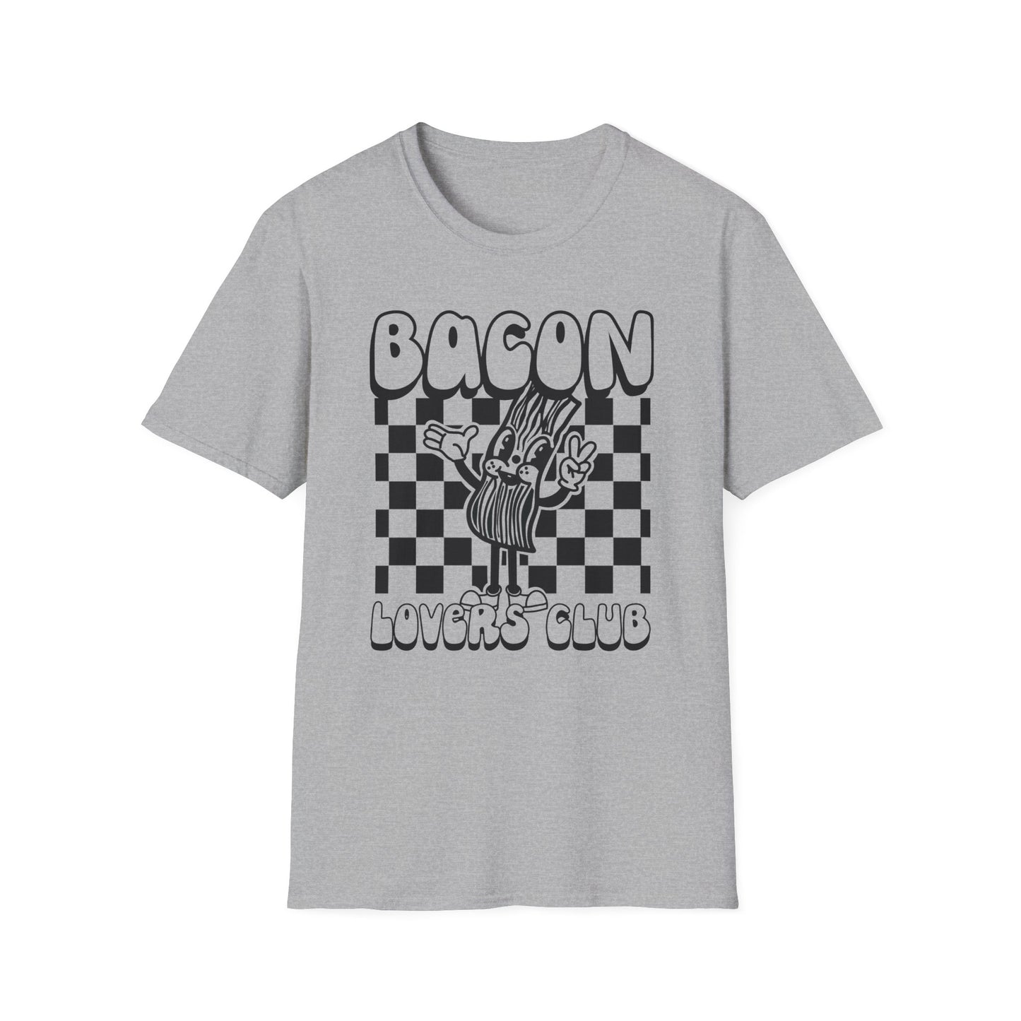 Bacon Lovers Club Unisex Fit Adult Size Graphic Tee