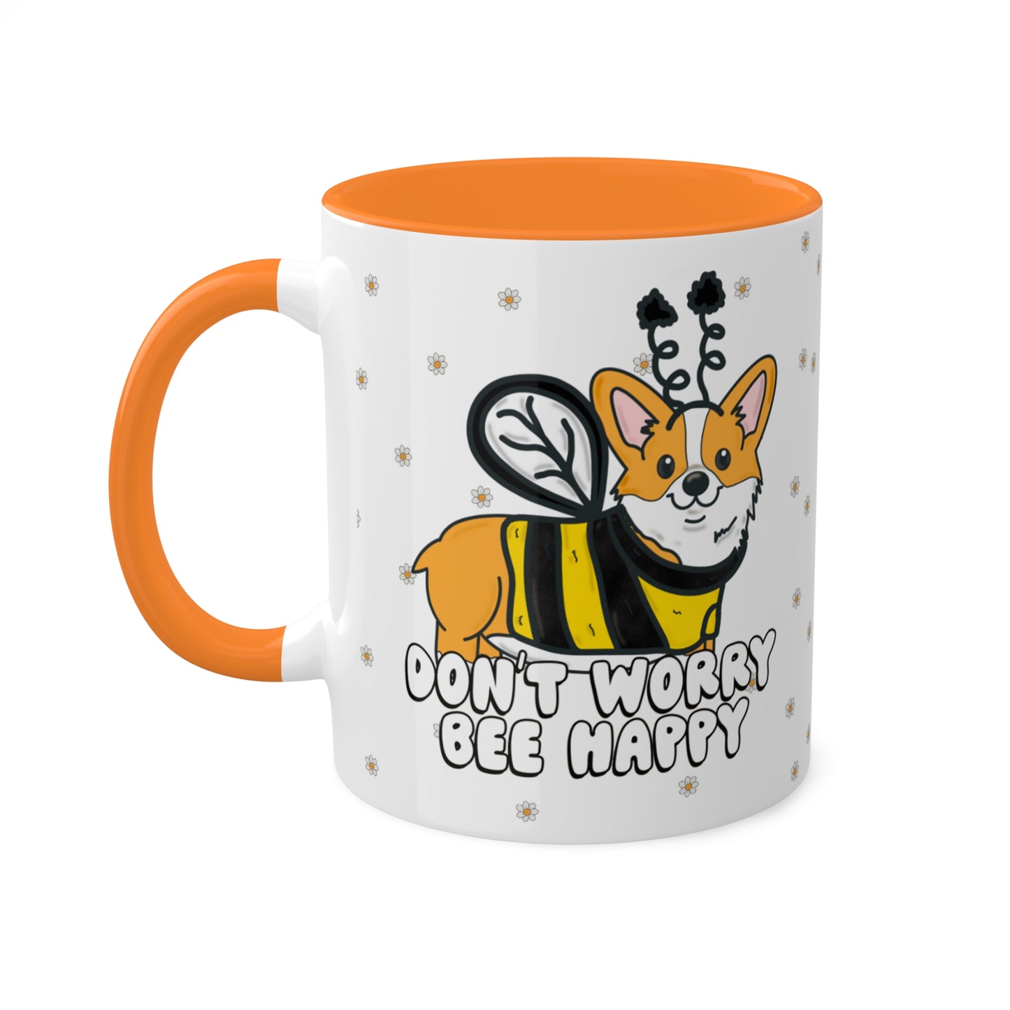 Bumble Bee Corgi Mug - Pembroke Welsh Corgi Coffee Mug, Corgi Owner Gift, Honey Bee Mug, Dog Lover Gift, Cute Corgi Mug