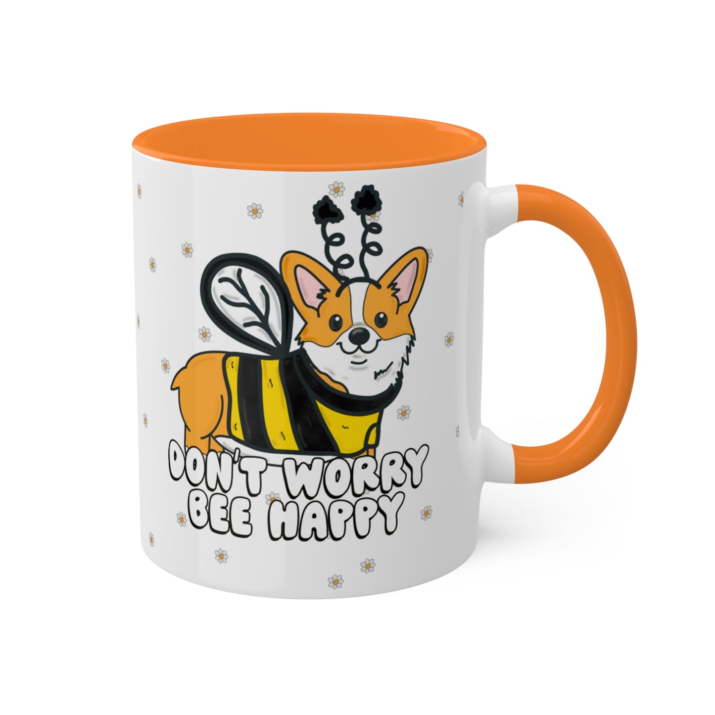 Bumble Bee Corgi Mug - Pembroke Welsh Corgi Coffee Mug, Corgi Owner Gift, Honey Bee Mug, Dog Lover Gift, Cute Corgi Mug