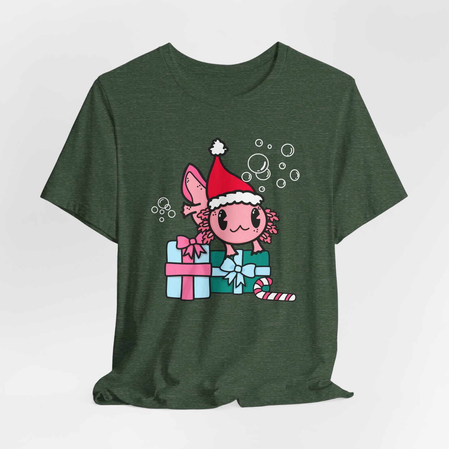 Axolotl Christmas Tee