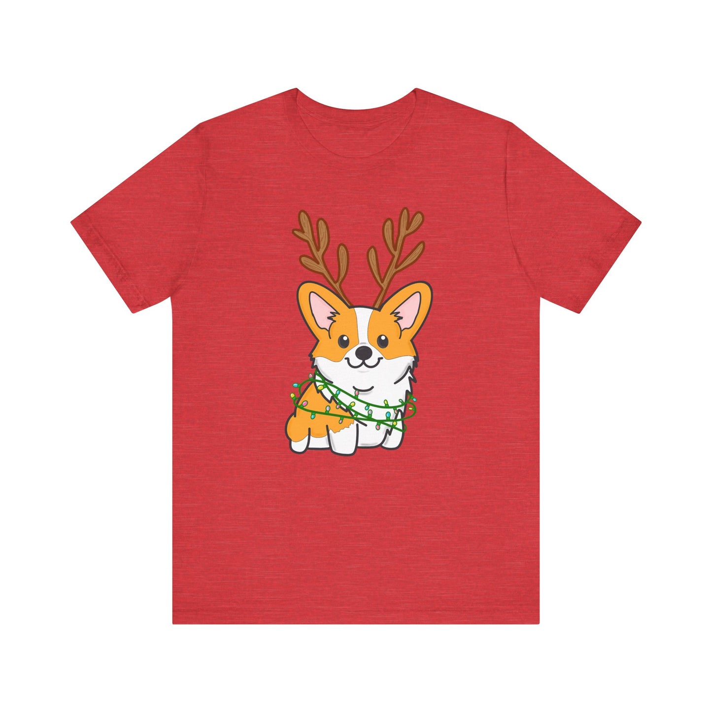 Festive Christmas Corgi Tee | Holiday Dog Lover's Shirt | Matching Christmas Shirts | Ladies Christmas Tee | Family Christmas Holiday Shirt