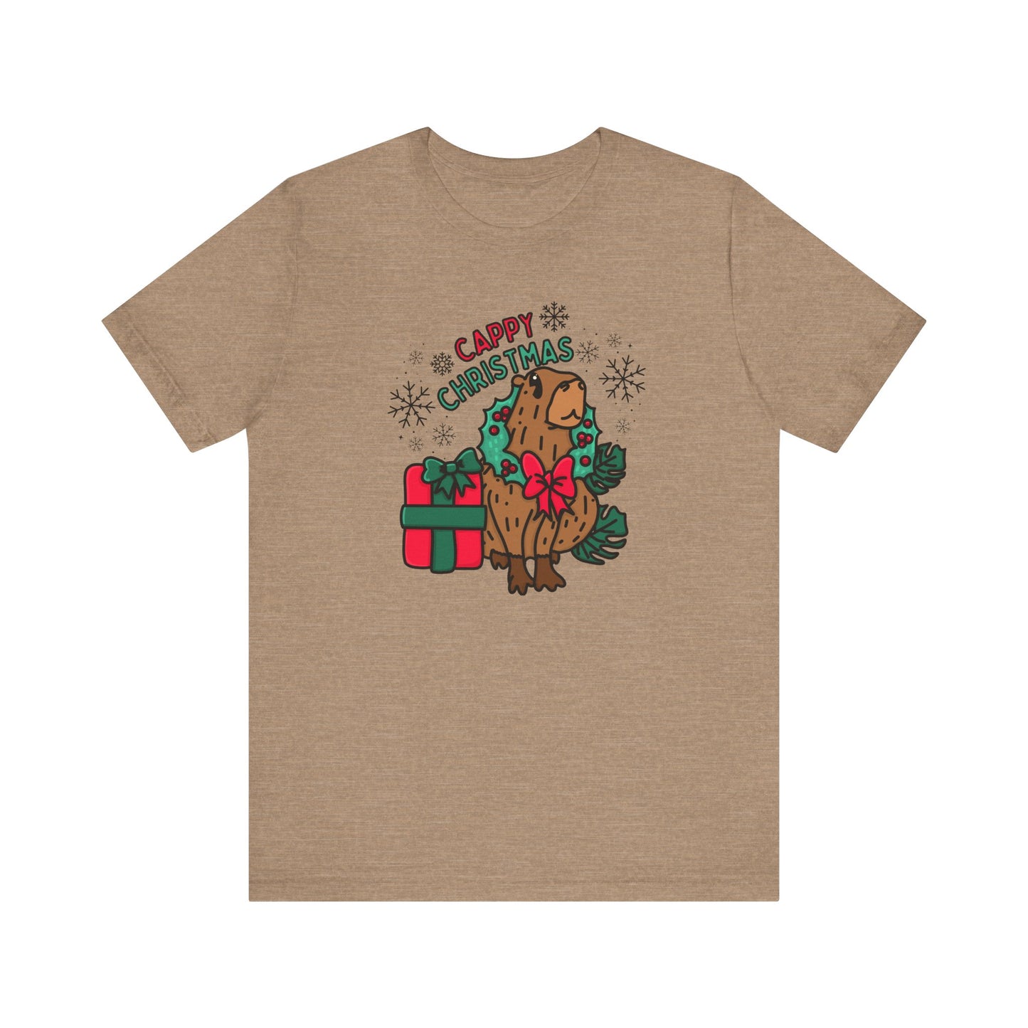 Capybara Christmas Tee