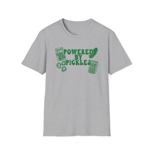 Powered by Pickles Unisex Fit Adult Size Graphic Tee