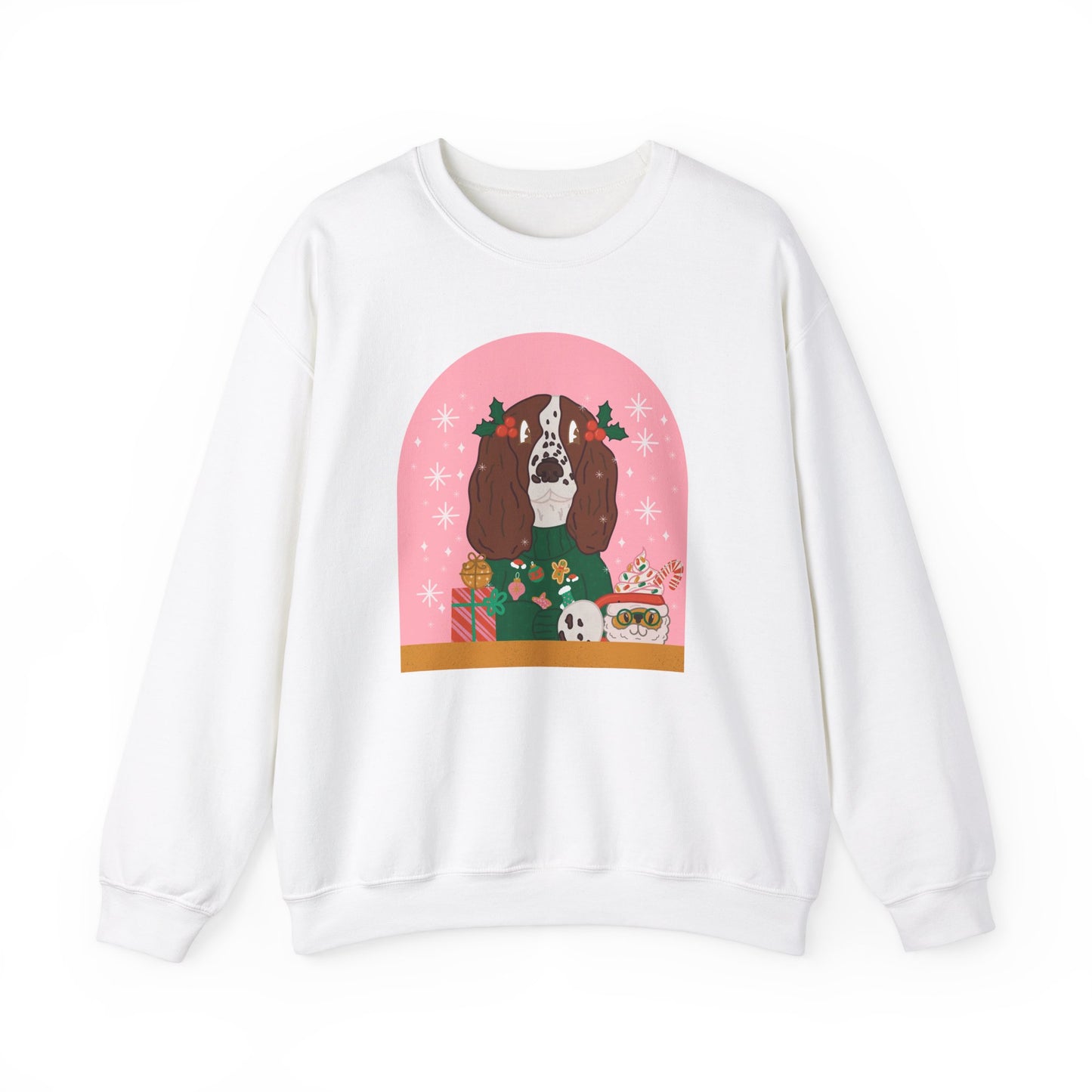 Christmas English Springer Spaniel Crewneck Sweatshirt