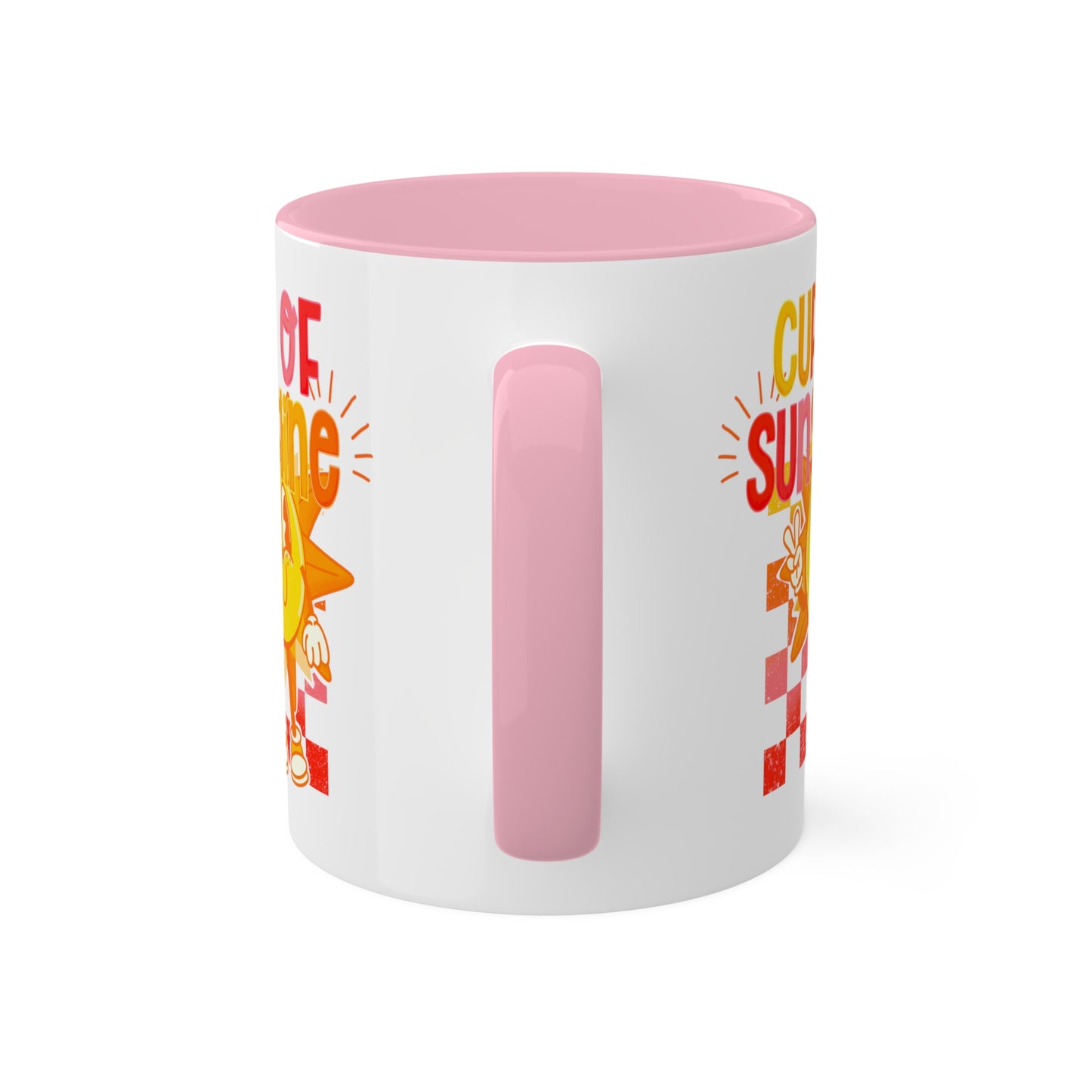 Cup of Sunshine Coffee Mug | Happy Sun Coffee Mug | Cute Retro Cartoon Mug | Positive Coffee Mug | Good Morning Mug | Cute Mugs | Accent Mug