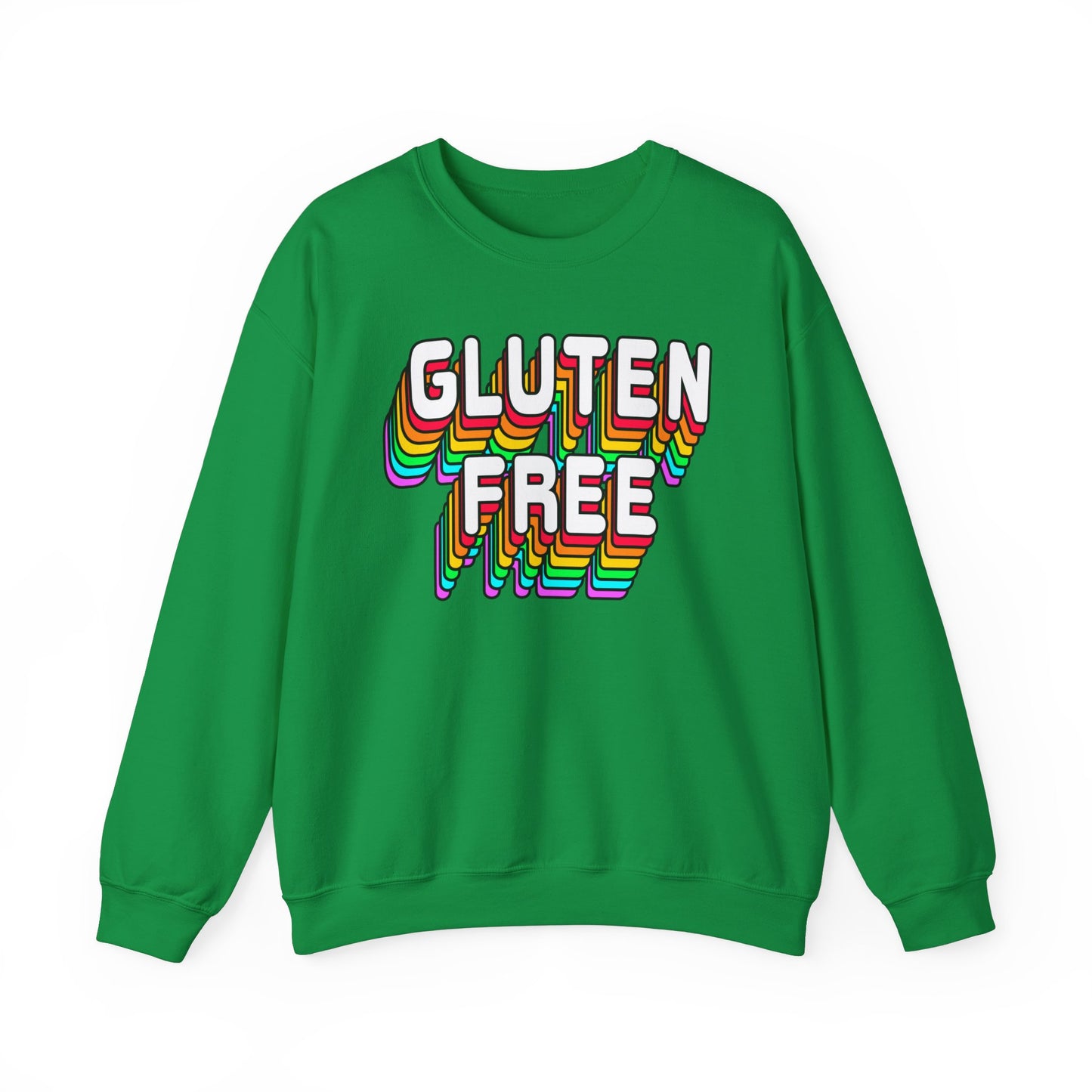 Gluten Free Retro Crewneck Sweatshirt | Celiac Awareness | Gluten Free Diet Lifestyle | Gluten Intolerant