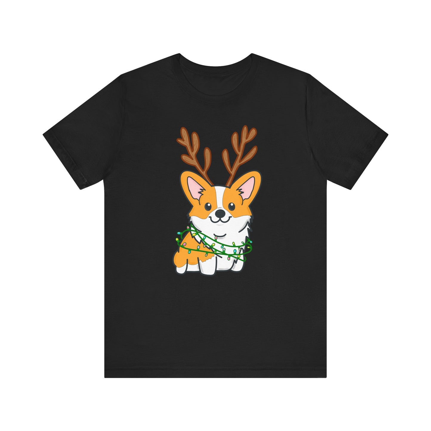 Festive Christmas Corgi Tee | Holiday Dog Lover's Shirt | Matching Christmas Shirts | Ladies Christmas Tee | Family Christmas Holiday Shirt