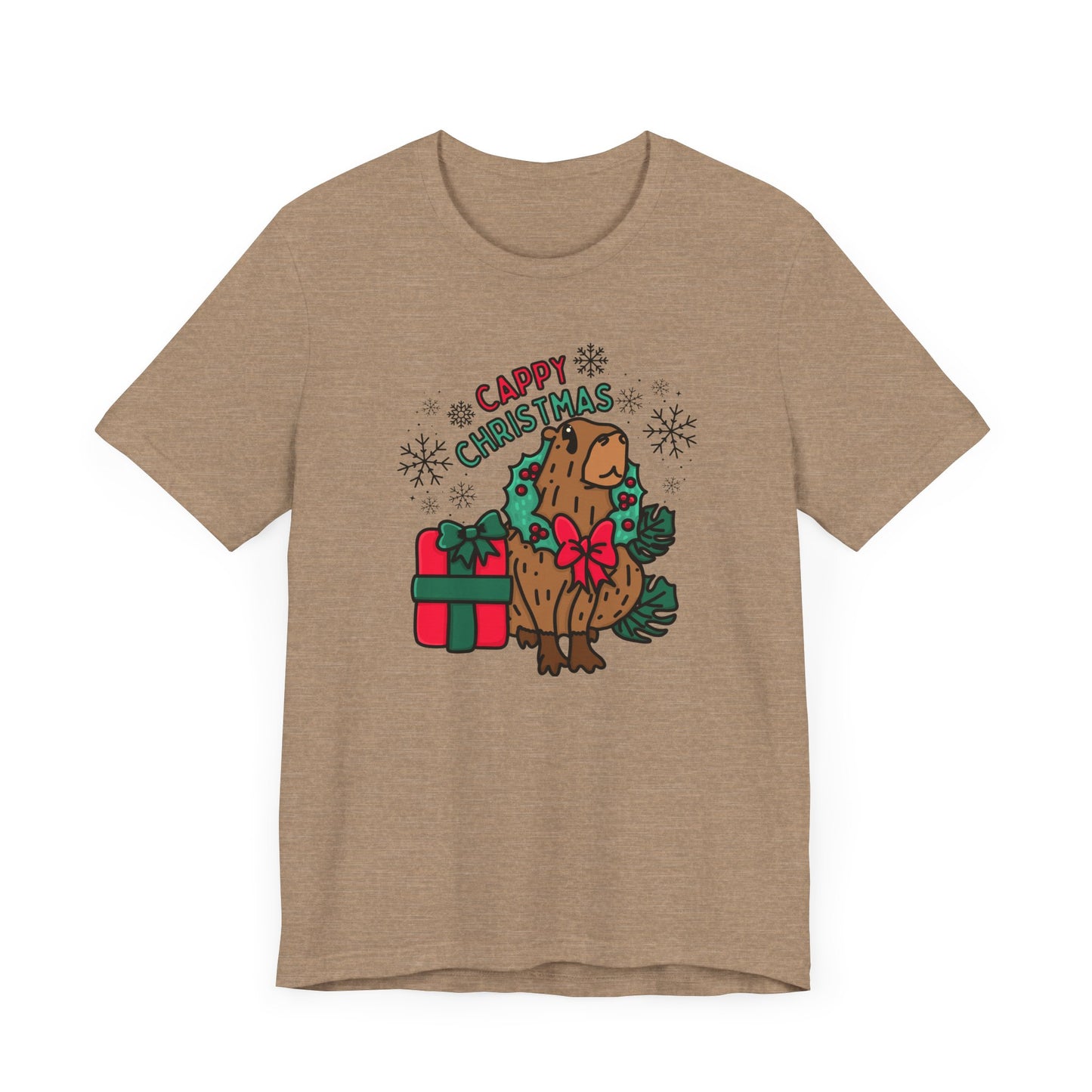 Capybara Christmas Tee