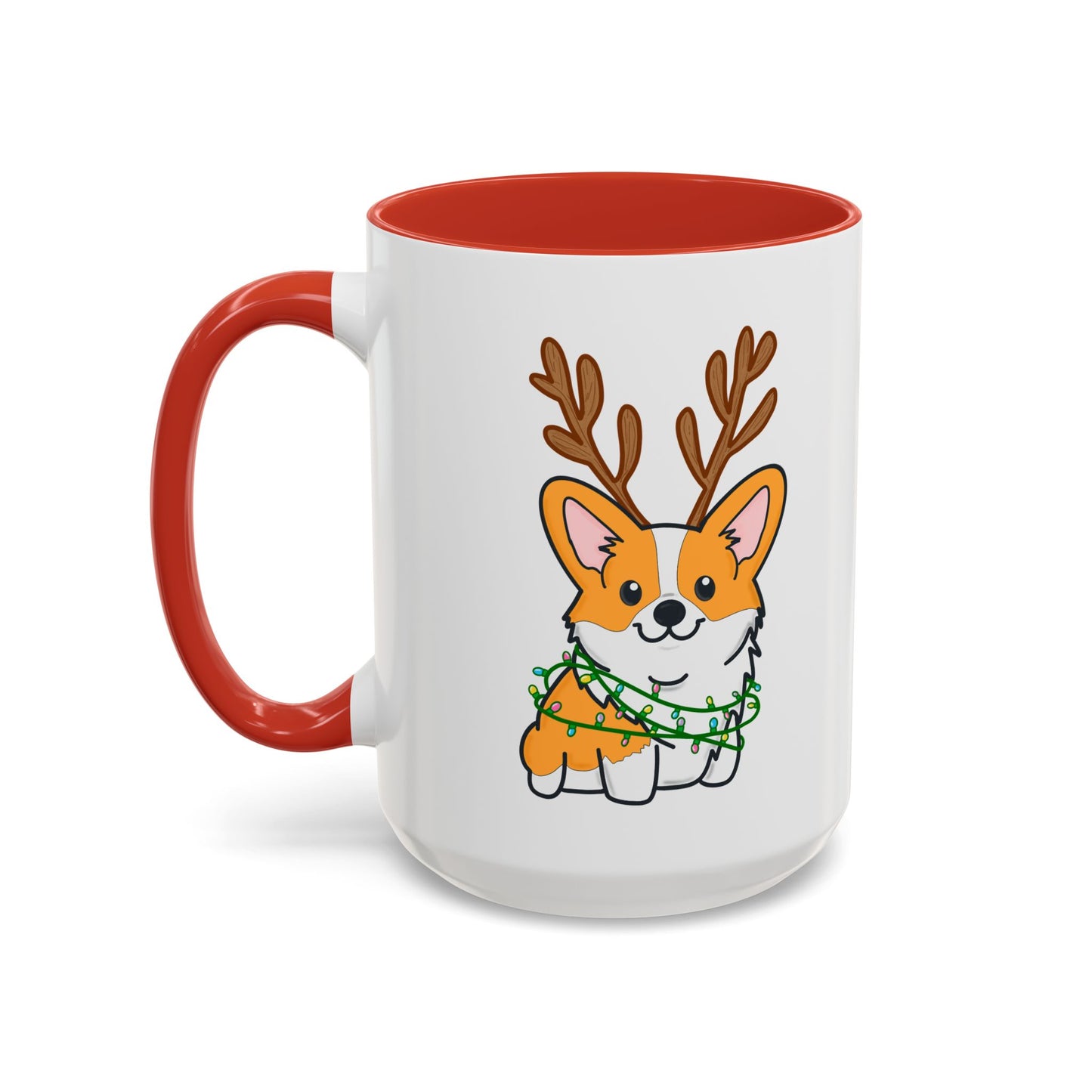 Christmas Corgi  Holiday Coffee Mug 11oz/15oz