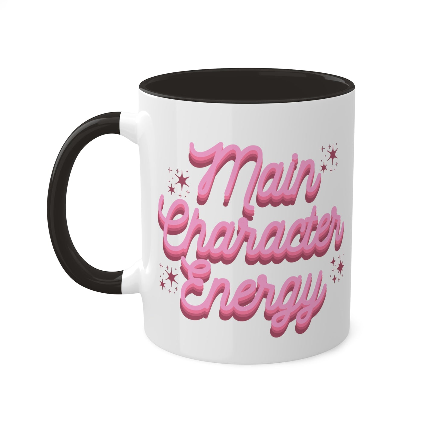 Main Character Energy Quote Coffee Mug | Pink Aesthetic Coffee Mug | Girl Power Mug | Body Positivity | Gifts For Her | Women Empowerment