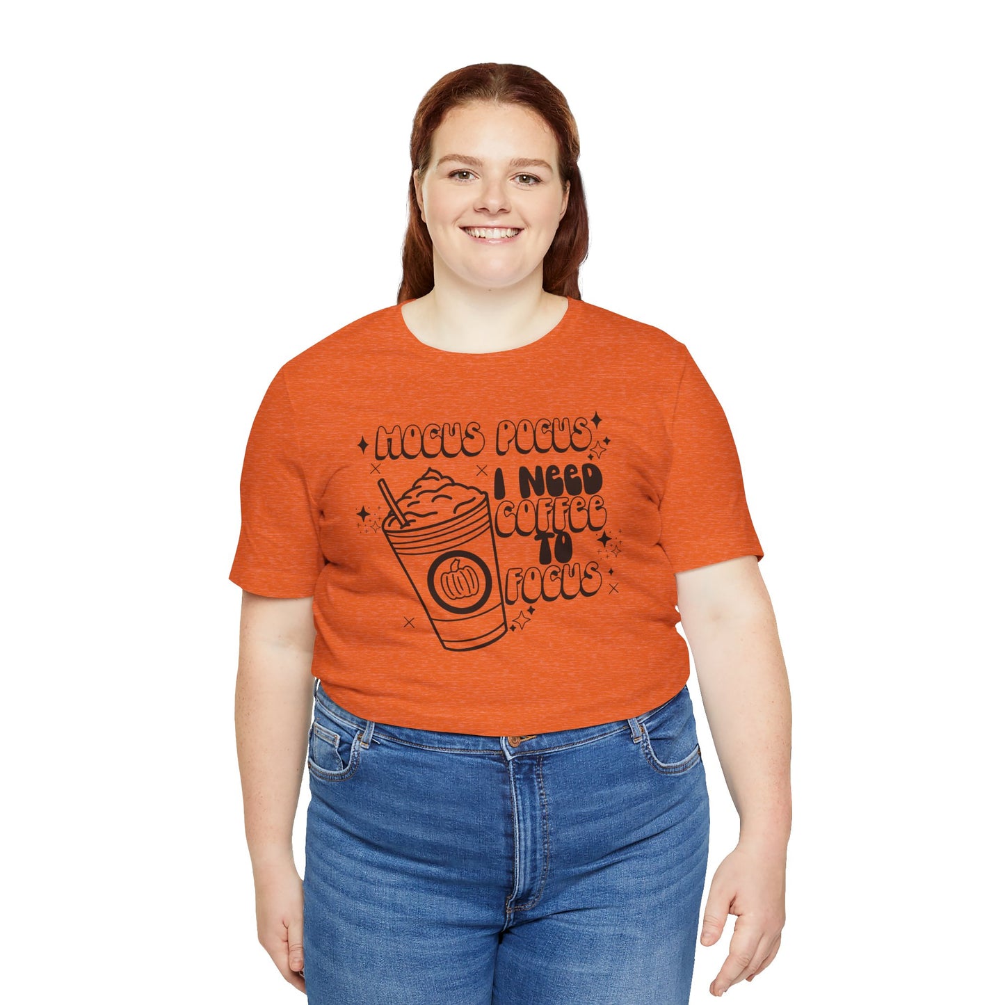 Halloween and Coffee Unisex Fit Graphic Tee | Ladies Fall T-Shirt