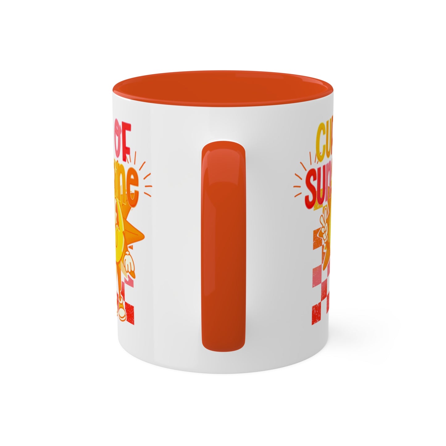 Cup of Sunshine Coffee Mug | Happy Sun Coffee Mug | Cute Retro Cartoon Mug | Positive Coffee Mug | Good Morning Mug | Cute Mugs | Accent Mug