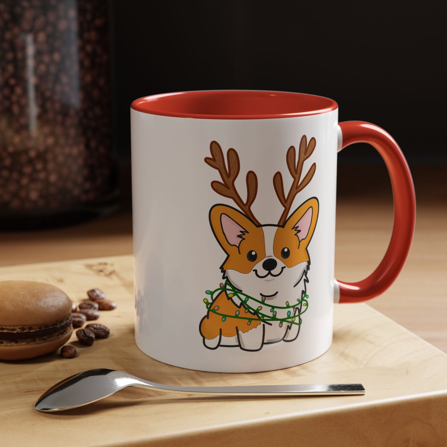 Christmas Corgi  Holiday Coffee Mug 11oz/15oz