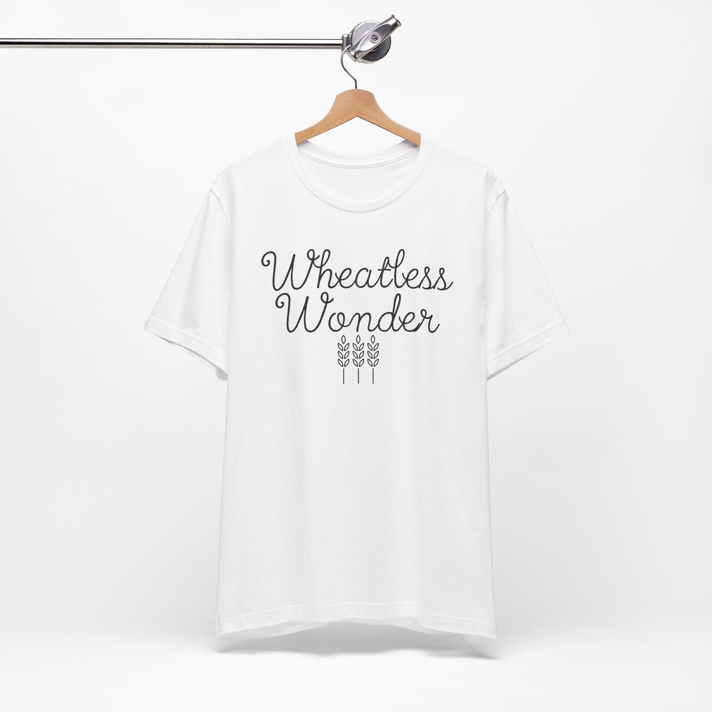 Wheatless Wonder Gluten Intolerant T-Shirt | Gluten Allergy | Celiac Awareness | Gluten Free Lifestyle | Celiac Gifts