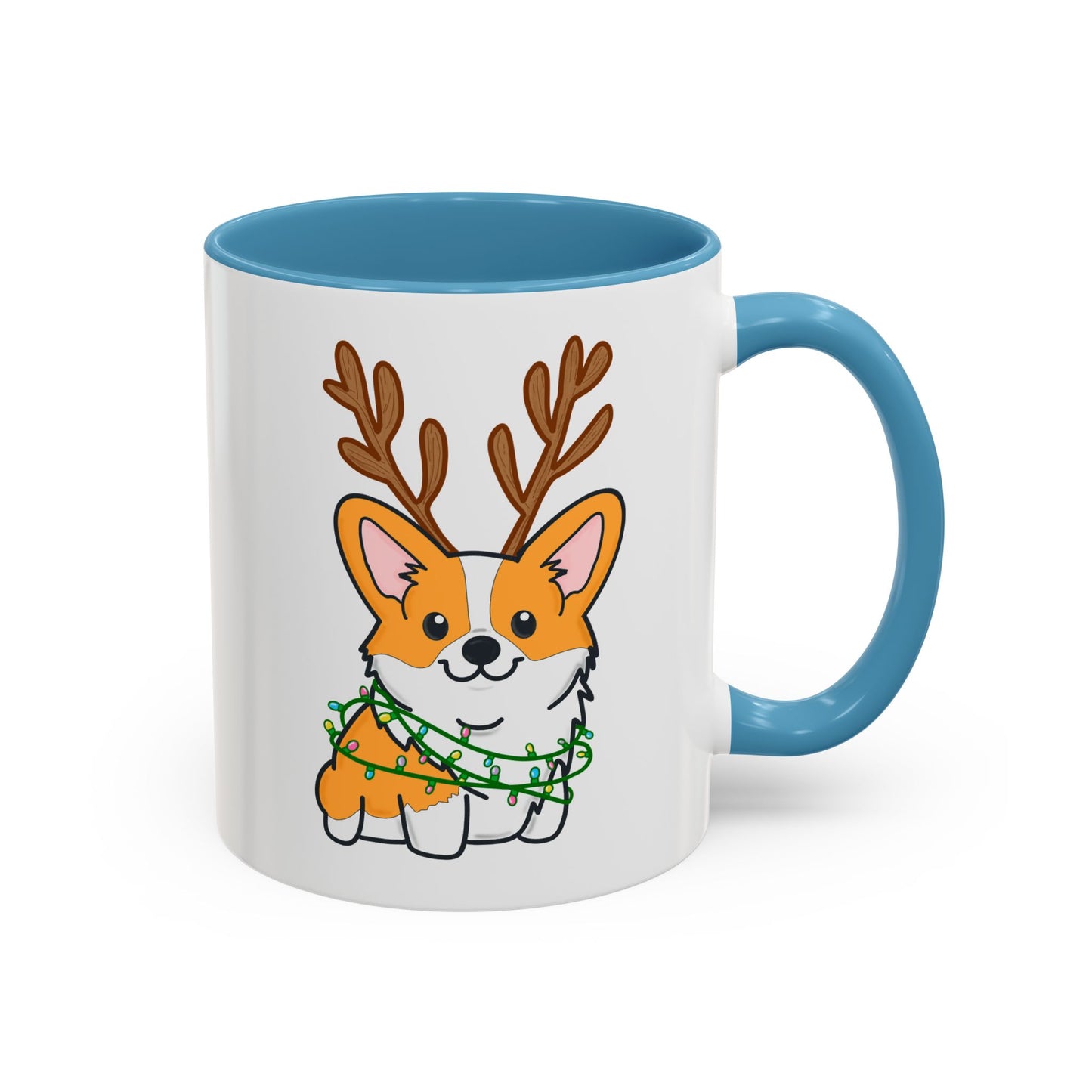 Christmas Corgi  Holiday Coffee Mug 11oz/15oz