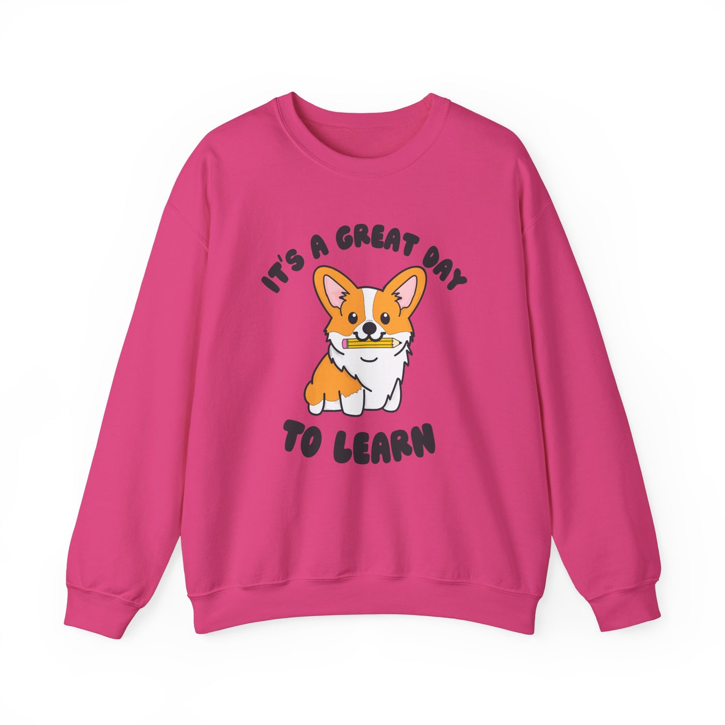 Corgi Teacher Pullover | Corgi School Teacher Sweatshirt | Apparel for Educators & Corgi Lovers | Teacher Gift | Elementary Teacher Sweater