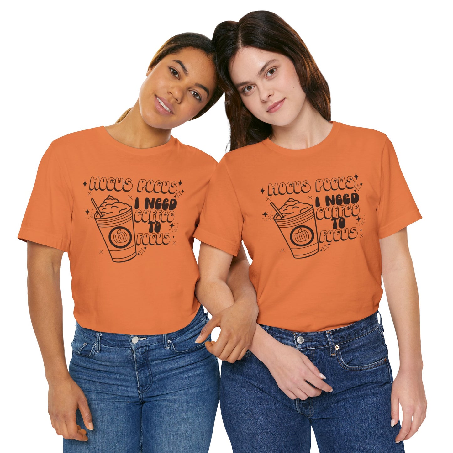 Halloween and Coffee Unisex Fit Graphic Tee | Ladies Fall T-Shirt