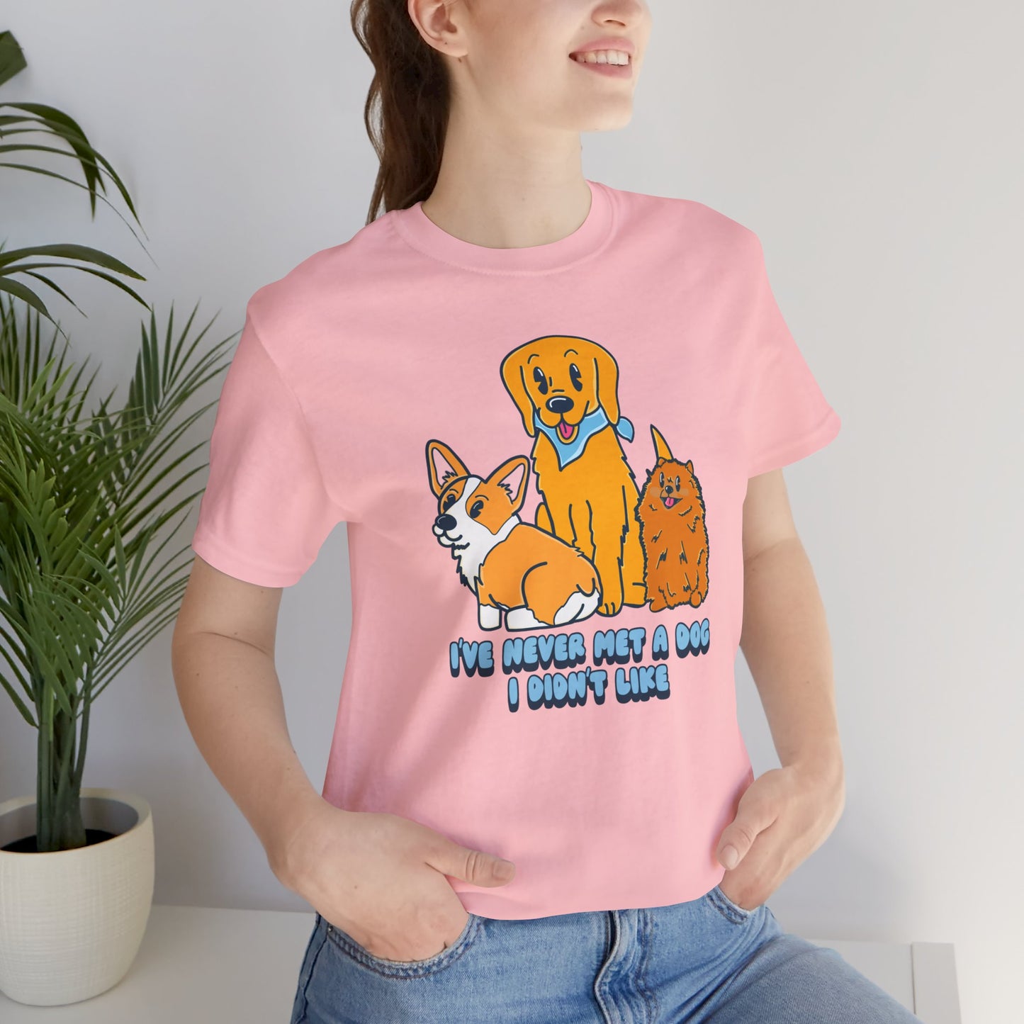 Dog Lover Graphic Tee | Cute Pet Owner Shirt | Dog Enthusiast Apparel | Gift for Dog Moms Dads | Veterinarian Gift | Golden Retriever Corgi