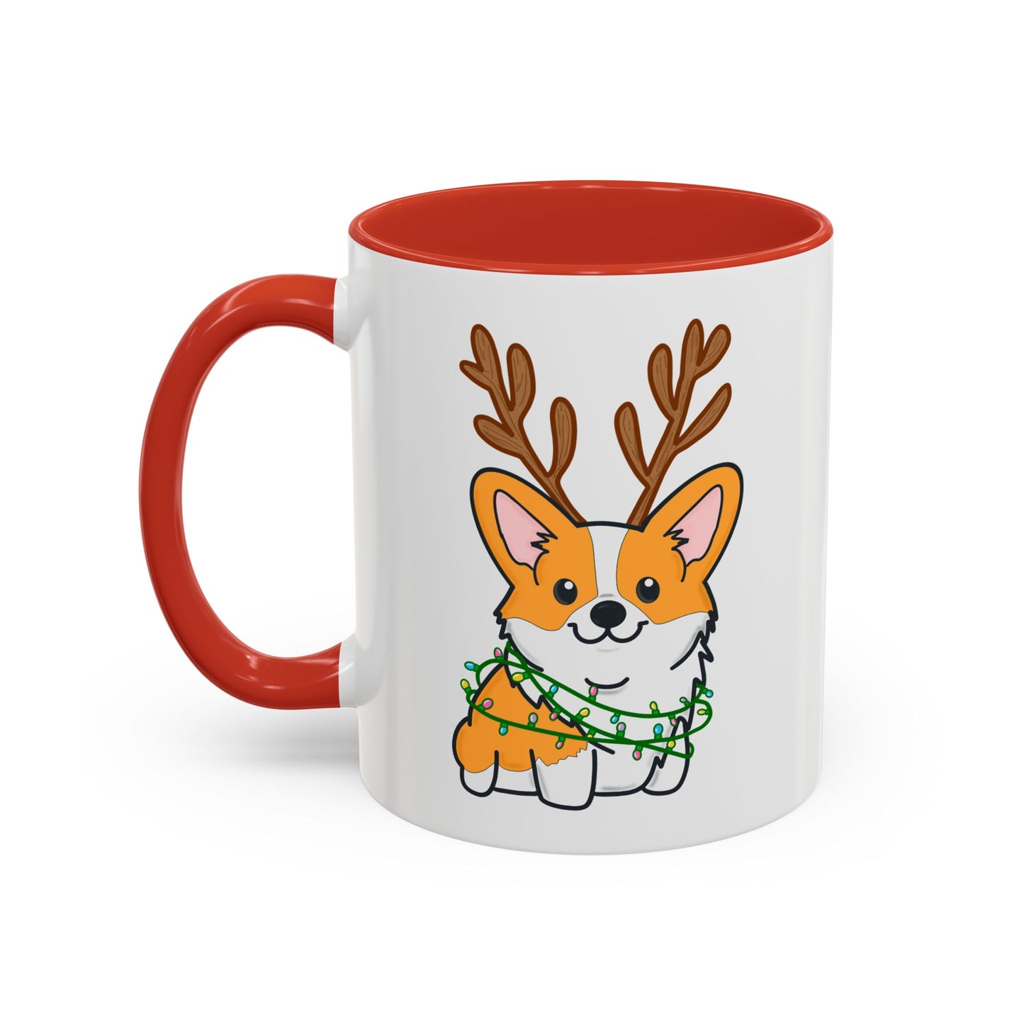 Christmas Corgi  Holiday Coffee Mug 11oz/15oz