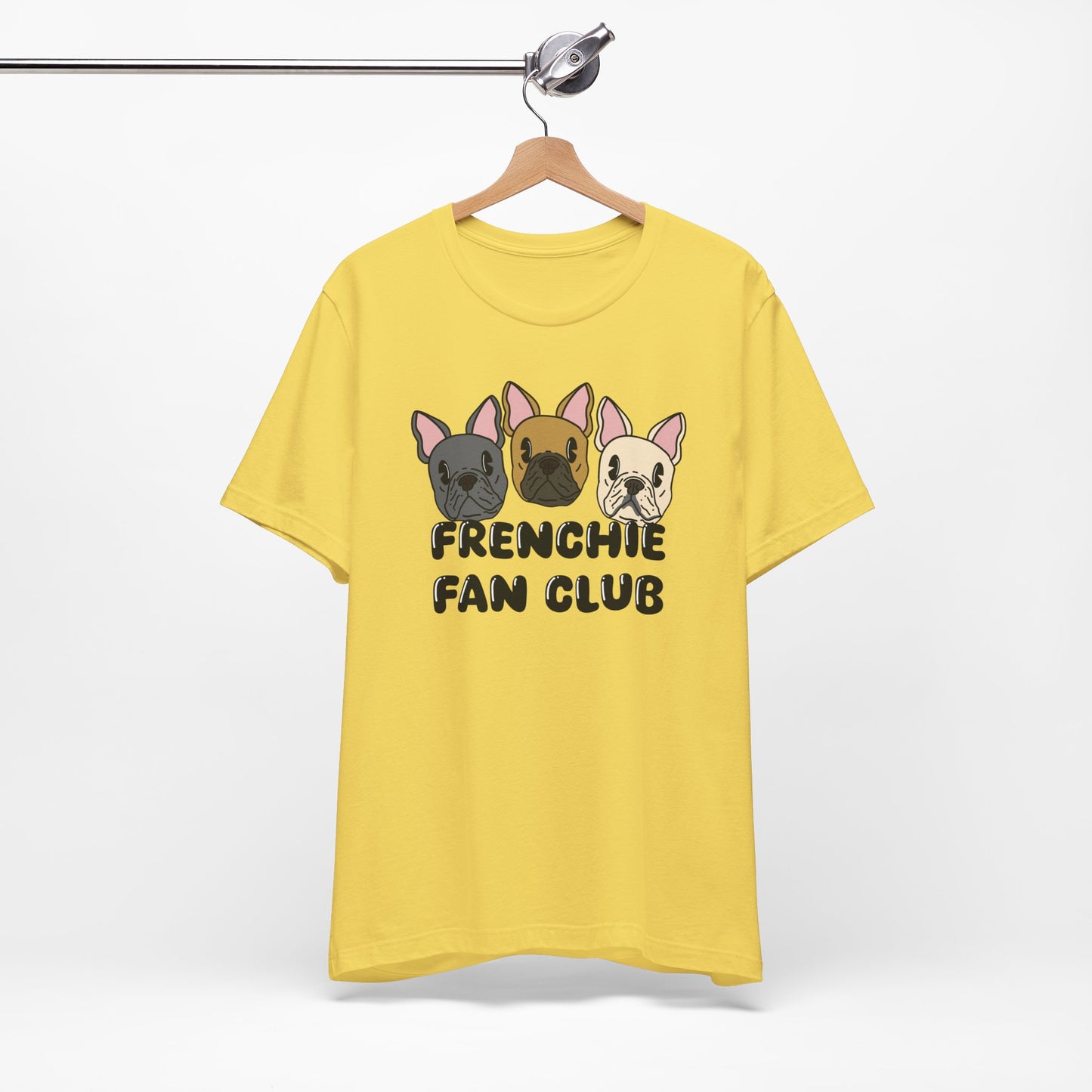 Frenchie Fan Club Graphic Tee - French Bulldog Lover Shirt, Dog Owner Gift, Cute Frenchie Tee, Pet Lover Apparel