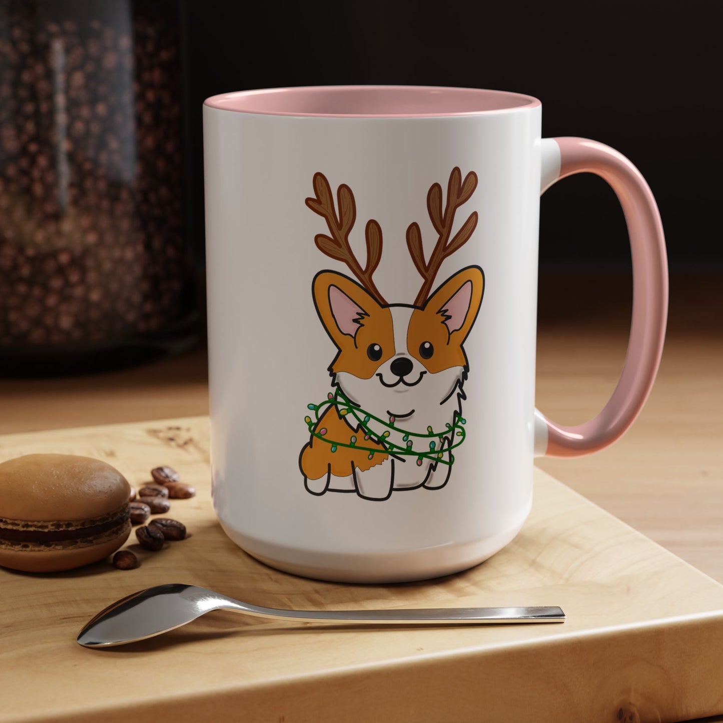 Christmas Corgi  Holiday Coffee Mug 11oz/15oz