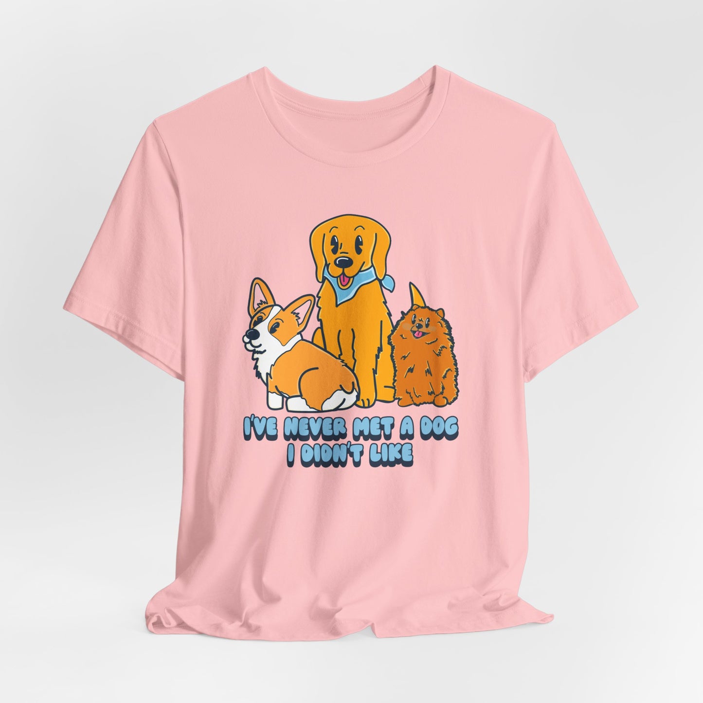 Dog Lover Graphic Tee | Cute Pet Owner Shirt | Dog Enthusiast Apparel | Gift for Dog Moms Dads | Veterinarian Gift | Golden Retriever Corgi